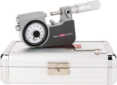 SPI - 0 to 25mm Range, 0.001mm Graduation, Mechanical Indicating Micrometer - Accurate to 0.002mm, Carbide Measuring Face - Exact Tool & Supply
