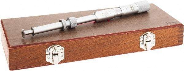 SPI - 1.05 to " Inside Range, 1 to 2" Outside Range, Mechanical Groove Micrometer - 0.001" Graduation, 0.0010" Accuracy, 0.52" Measuring Disc Diam, 0.03" Disc Edge Thickness - Exact Tool & Supply