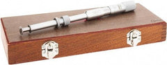 SPI - 1.05 to " Inside Range, 1 to 2" Outside Range, Mechanical Groove Micrometer - 0.001" Graduation, 0.0010" Accuracy, 0.52" Measuring Disc Diam, 0.03" Disc Edge Thickness - Exact Tool & Supply