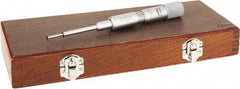 SPI - 0.06 to " Inside Range, 0 to 1" Outside Range, Mechanical Groove Micrometer - 0.001" Graduation, 0.0010" Accuracy, 0.26" Measuring Disc Diam, 0.03" Disc Edge Thickness - Exact Tool & Supply