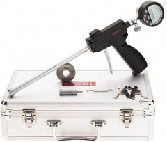 SPI - 0.5 to 0.8", 2.6" Deep, Pistol Grip Electronic Bore Gage Set - Up to 0.00016" Accuracy, 0.0001" Resolution, Includes Indicator - Exact Tool & Supply