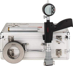 SPI - 2 to 2-1/2", 4.48" Deep, Pistol Grip Electronic Bore Gage - Up to 0.0002" Accuracy, 0.0001" Resolution, Includes Indicator - Exact Tool & Supply