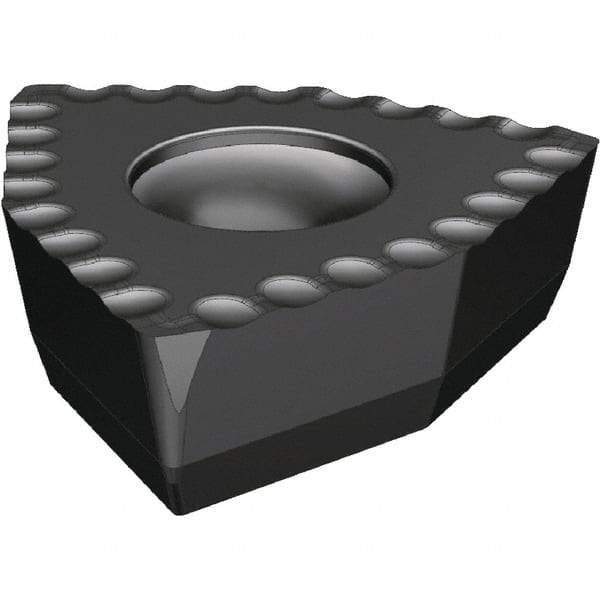 Kennametal - DFT070408 DS Grade KCU40 Carbide Indexable Drill Insert - TiAlN Finish, Trigon, 4.4mm Inscribed Circle - Exact Tool & Supply