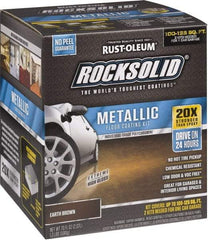 Rust-Oleum - 70 oz Gloss Brown Floor Coating - Low Odor - Exact Tool & Supply