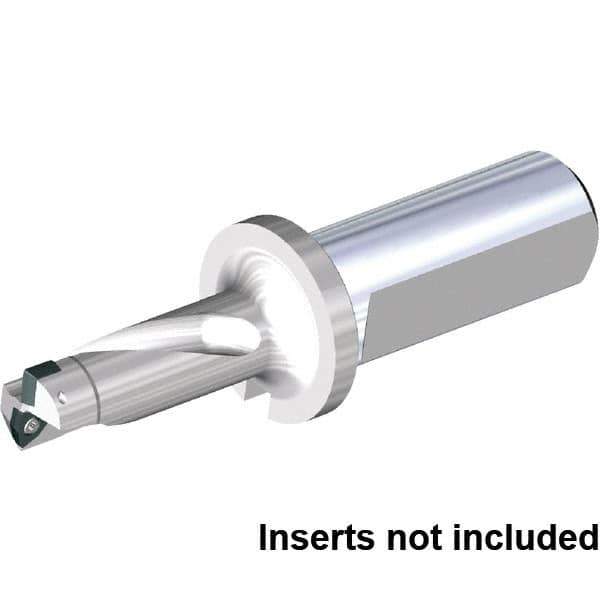 Kennametal - 28mm Max Drill Depth, 2xD, 14mm Diam, Indexable Insert Drill - 2 Inserts, 20mm Shank Diam, Straight Shank - Exact Tool & Supply