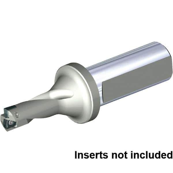 Kennametal - 25mm Max Drill Depth, 2xD, 12.5mm Diam, Indexable Insert Drill - 2 Inserts, 20mm Shank Diam, Straight Shank - Exact Tool & Supply
