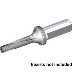 Kennametal - 50mm Max Drill Depth, 4xD, 12.5mm Diam, Indexable Insert Drill - 2 Inserts, 20mm Shank Diam, Straight Shank - Exact Tool & Supply