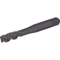 Kennametal - M5x0.80 Metric 3 Flute Bottoming Spiral Flute Tap - Cobalt, Oxide Finish, 60.5mm OAL, Right Hand Flute, Right Hand Thread, D4 - Exact Tool & Supply