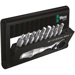 Wera - Screwdriver Bit Sets Type: Insert Bit Set Drive Size: 1/4 (Inch) - Exact Tool & Supply