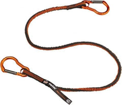 Ergodyne - 38" Tool Lanyard - Carabiner Connection, 60" Extended Length, Gray - Exact Tool & Supply