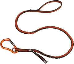 Ergodyne - 38" Tool Lanyard - Carabiner Connection, 60" Extended Length, Gray - Exact Tool & Supply