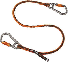 Ergodyne - 38" Tool Lanyard - Carabiner Connection, 60" Extended Length, Orange - Exact Tool & Supply