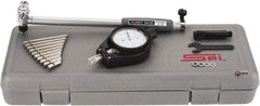 SPI - 11 Anvil, 2 to 6" Dial Bore Gage - 0.0005" Graduation, 6" Gage Depth, Accurate to 0.00065", Carbide Ball - Exact Tool & Supply