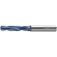 Walter-Titex - 9mm 140° Solid Carbide Screw Machine Drill Bit - Right Hand Cut, 47mm Flute Length, 89mm OAL, Through Coolant - Exact Tool & Supply