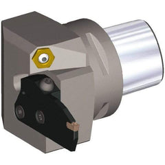 Kennametal - EG-P-GUP, EG-U-GUN, EG-U-GUP, ER-P-GUP, ER-U-GUN, ER-U-GUP Insert, 49mm Head Length, Modular Grooving Blade Holder Head - Left Hand Cut, System Size PSC63, Through Coolant, Series Beyond Evolution - Exact Tool & Supply