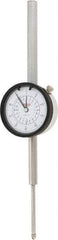 SPI - 2" Range, 0-100 Dial Reading, 0.001" Graduation Dial Drop Indicator - 2.2" Dial, 0.1" Range per Revolution, 0.004" Accuracy, Revolution Counter, Includes NIST Traceability Certification - Exact Tool & Supply