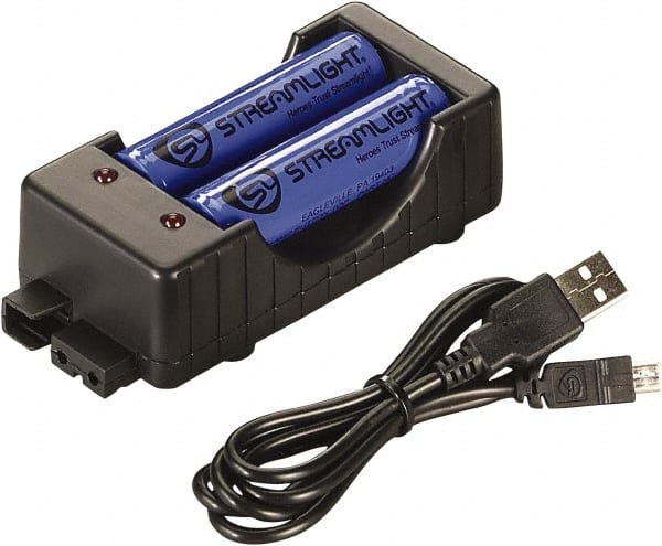 Streamlight - Battery Chargers Battery Size Compatibility: 3.7V Battery Chemistry Compatibility: Lithium-Ion - Exact Tool & Supply