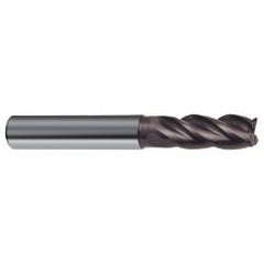 10mm Dia. - 72mm OAL - 4 FL Variable Helix Nano-A Carbide End Mill - Exact Tool & Supply