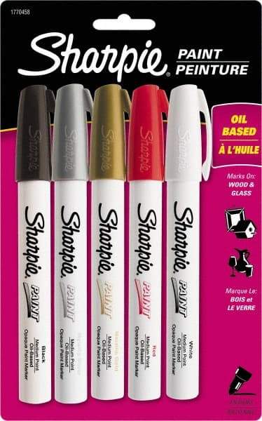 Dymo - Assorted Colors Oil Based Paint Marker - Medium Tip - Exact Tool & Supply