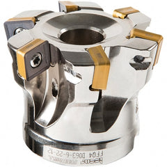 Iscar - Indexable High-Feed Face Mills Cutting Diameter (Decimal Inch): 1.636 Cutting Diameter (mm): 41.6 - Exact Tool & Supply