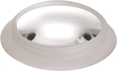 Vision Engineering - 10 Diopter, 0.21' Long x 2-1/2" Wide, Glass & Silicone Task & Machine Light Magnifier Lens - Clear, For Use with Magnifiers, cUL Listed - Exact Tool & Supply