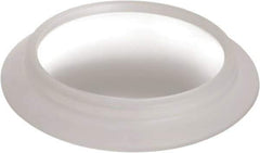 Vision Engineering - 6 Diopter, 0.21' Long x 2-1/2" Wide, Glass & Silicone Task & Machine Light Magnifier Lens - Clear, For Use with Magnifiers, cUL Listed - Exact Tool & Supply