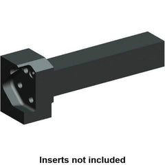 Kennametal - Right Hand Cut, 1-1/4" Max Workpc Diam, Beyond Evolution Blades Insert, Indexable Cutoff Toolholder - 1-1/4" Max Depth of Cut, 1-1/4" Shank Width, 1-1/4" Shank Height, 6" OAL - Exact Tool & Supply