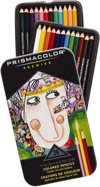 Prismacolor - Premier Colored Pencil - Assorted Colors - Exact Tool & Supply
