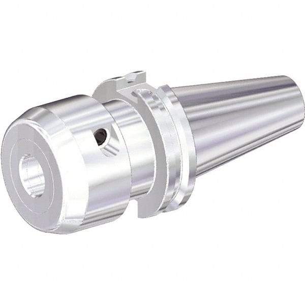 Kennametal - CAT50 Taper Shank, 1-1/4" Hole Diam, Hydraulic Tool Holder/Chuck - 80mm Nose Diam, 80mm Projection, 51mm Clamp Depth, Through Coolant - Exact Tool & Supply