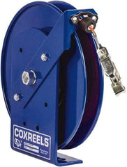 CoxReels - 5/32 Inch x 100 Ft. Stranded Cable Grounding Reel - Hand Crank Reel, Galvanized Steel Cable - Exact Tool & Supply