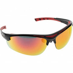 MCR Safety - Fire Mirror Lenses, Framed Dual Lens Safety Glasses - Exact Tool & Supply