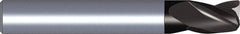 Kennametal - 14mm, 3 Flute, Single End, Solid Carbide, Corner Chamfer End Mill - 83mm OAL, 30° Helix, Right Hand Flute, 22mm LOC, Right Hand Cut - Exact Tool & Supply