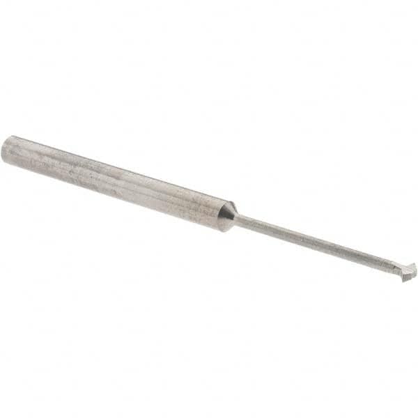 Accupro - 3/32° 3/32" Cut Diam, 0.047" Cut Width, 1/8" Shank, Solid Carbide Double-Angle Cutter - Exact Tool & Supply