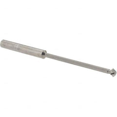 Accupro - 3/16° 3/16" Cut Diam, 0.093" Cut Width, 3/16" Shank, Solid Carbide Double-Angle Cutter - Exact Tool & Supply