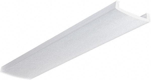 Lithonia Lighting - 15-3/8" Wide x 3" High, Clear Lens, Plastic Fixture Diffuser - Clear (Color) - Exact Tool & Supply