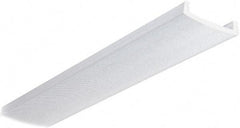 Lithonia Lighting - 15-3/8" Wide x 3" High, Clear Lens, Plastic Fixture Diffuser - Clear (Color) - Exact Tool & Supply