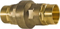 BONOMI - 1" Lead Free Brass Check Valve - Exact Tool & Supply