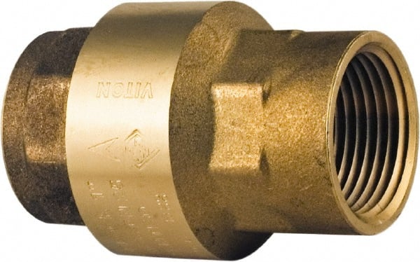 BONOMI - 1-1/4" Brass Check Valve - Exact Tool & Supply