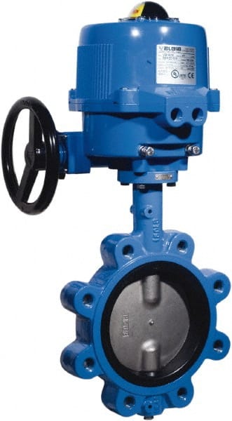 BONOMI - Actuated Butterfly Valves; Pipe Size: 10 (Inch); Actuator Type: Electric ; Style: Lug ; Material: Ductile Iron ; WOG Rating (psi): 200 ; Seat Material: EDPM - Exact Tool & Supply