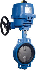 BONOMI - Actuated Butterfly Valves; Pipe Size: 8 (Inch); Actuator Type: Electric ; Style: Wafer ; Material: Cast Iron ; WOG Rating (psi): 200 ; Seat Material: EDPM - Exact Tool & Supply