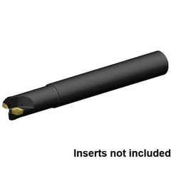 Kennametal - 1-1/2" Cut Diam, 2.5mm Max Depth, 1-1/2" Shank Diam, Cylindrical Shank Indexable High-Feed End Mill - Screw Holding Method, XD..120508 Insert, 7792VXD12 Toolholder, Through Coolant - Exact Tool & Supply