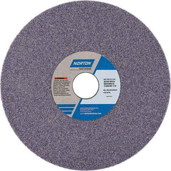 Norton - 7" Diam x 1-1/4" Hole x 1/2" Thick, H Hardness, 46 Grit Surface Grinding Wheel - Aluminum Oxide, Type 1, Coarse Grade, Vitrified Bond - Exact Tool & Supply