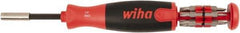 Wiha - 13 Piece, 1/4" Drive Screwdriver SoftFinish Handle Bit Set - T5 to T40 Torx - Exact Tool & Supply