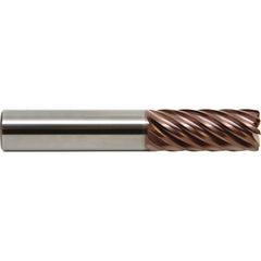 ‎5/8? Dia. × 5/8? Shank × 1-1/4? DOC × 3-1/2? OAL, Carbide, ALTima® Xtreme, 9 Flute, Straight, Corner Radius, Solid End Mill - Exact Tool & Supply