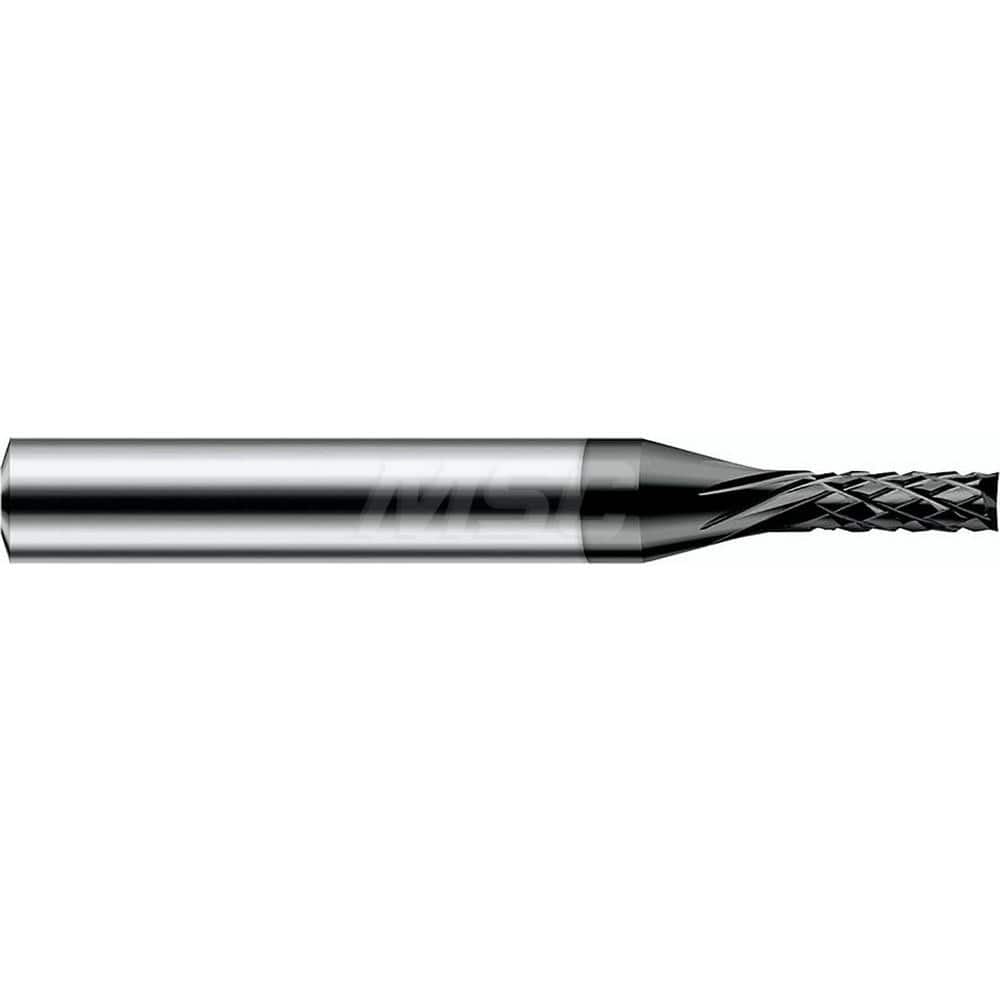 Harvey Tool - 1/16" Diam, 0.186" LOC, 1/8" Shank Diam, 6-Flute End Mill-End Diamond-Pattern Router Bit - Exact Tool & Supply