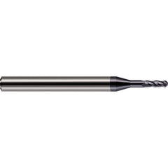 Harvey Tool - Ball End Mills; Mill Diameter (Inch): 1/8 ; Mill Diameter (Decimal Inch): 0.1250 ; Number of Flutes: 4 ; Length of Cut (Inch): 3/8 ; Length of Cut (Decimal Inch): 0.3750 ; Material: Solid Carbide - Exact Tool & Supply