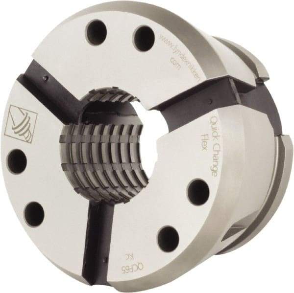Lyndex - 1-17/32", Series QCFC65, QCFC Specialty System Collet - 1-17/32" Collet Capacity, 0.0004" TIR - Exact Tool & Supply
