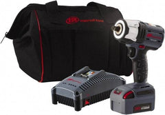 Ingersoll-Rand - 1/2" Drive 20 Volt Pistol Grip Cordless Impact Wrench & Ratchet - 2,100 RPM, 0 to 3,100 BPM, 360 Ft/Lb Torque, 1 Lithium-Ion Battery Included - Exact Tool & Supply
