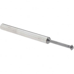 Accupro - 5/32° 5/32" Cut Diam, 0.078" Cut Width, 3/16" Shank, Solid Carbide Double-Angle Cutter - Exact Tool & Supply