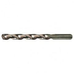 #18 RHS / RHC HSS-CO 8% (M42) 135 Degree Split Point Heavy Duty Cobalt Drill - Straw / Gold Oxide - Exact Tool & Supply